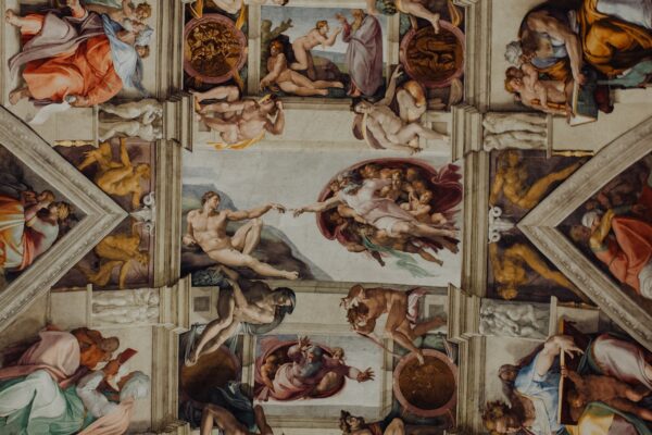 ceiling art of Sistine Chapel