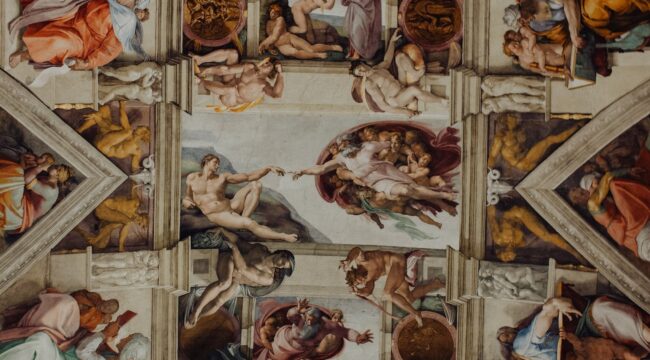 ceiling art of Sistine Chapel